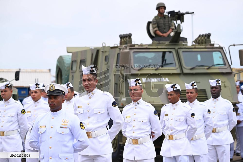 President Macron and Lula launch submarine built in Brazil with French tech