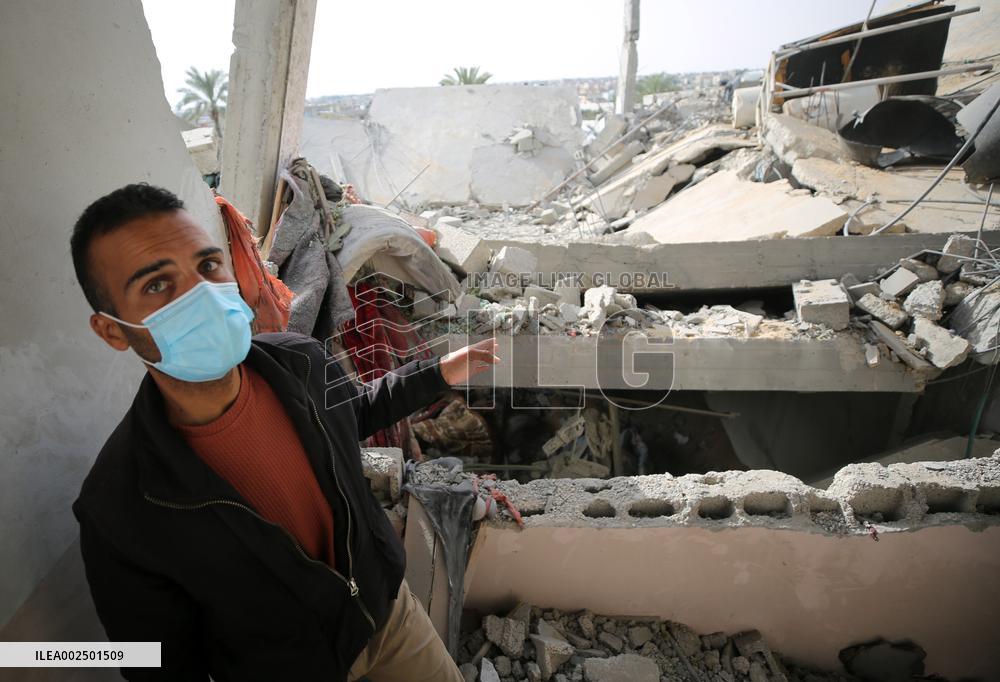 MIDEAST-GAZA-RAFAH-ISRAELI AIRSTRIKE