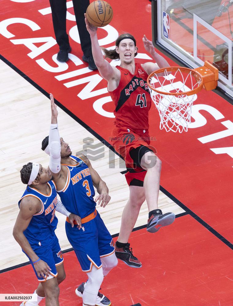 (SP)CANADA-TORONTO-BASKETBALL-NBA-KNICKS VS RAPTORS