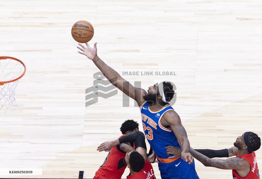 (SP)CANADA-TORONTO-BASKETBALL-NBA-KNICKS VS RAPTORS