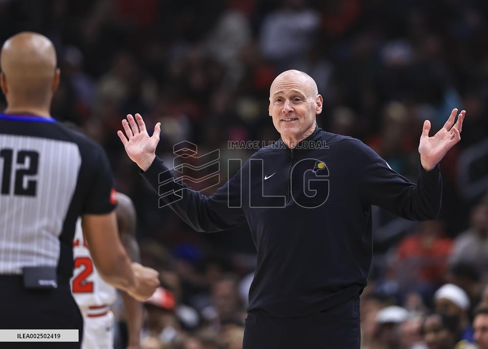 (SP)U.S.-CHICAGO-BASKETBALL-NBA-PACERS VS BULLS