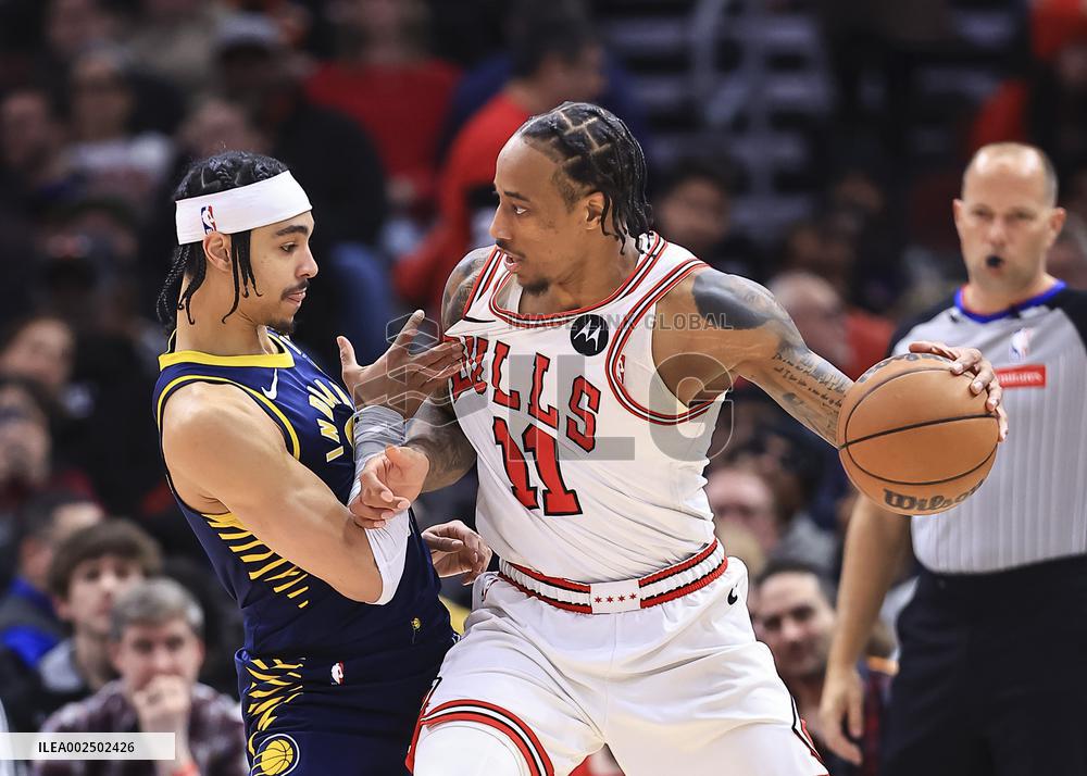 (SP)U.S.-CHICAGO-BASKETBALL-NBA-PACERS VS BULLS
