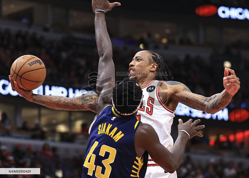 (SP)U.S.-CHICAGO-BASKETBALL-NBA-PACERS VS BULLS