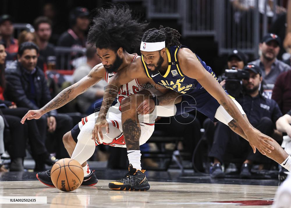 (SP)U.S.-CHICAGO-BASKETBALL-NBA-PACERS VS BULLS