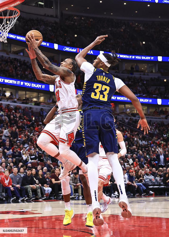 (SP)U.S.-CHICAGO-BASKETBALL-NBA-PACERS VS BULLS