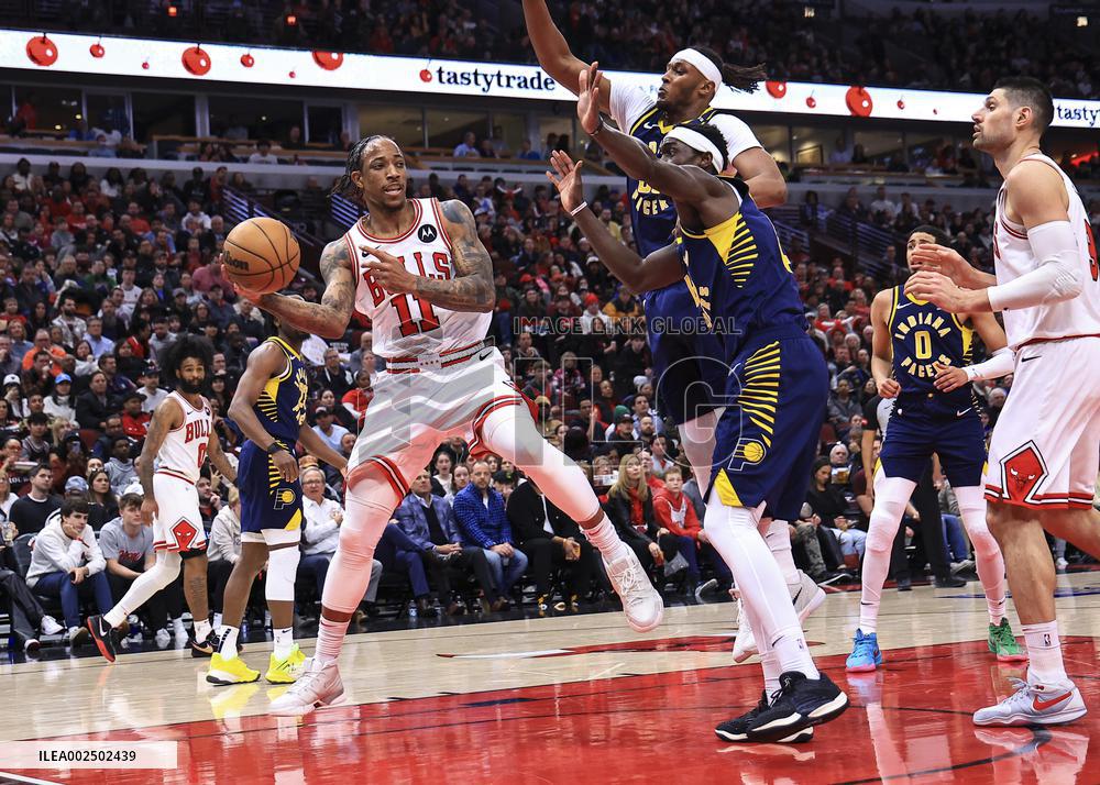 (SP)U.S.-CHICAGO-BASKETBALL-NBA-PACERS VS BULLS