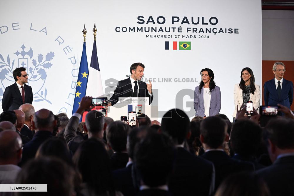 President President Macron Visit Brazil - Day 2