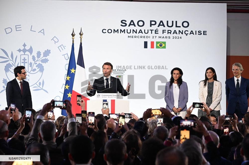 President President Macron Visit Brazil - Day 2