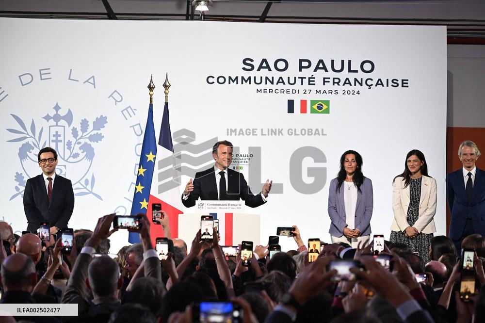 President President Macron Visit Brazil - Day 2