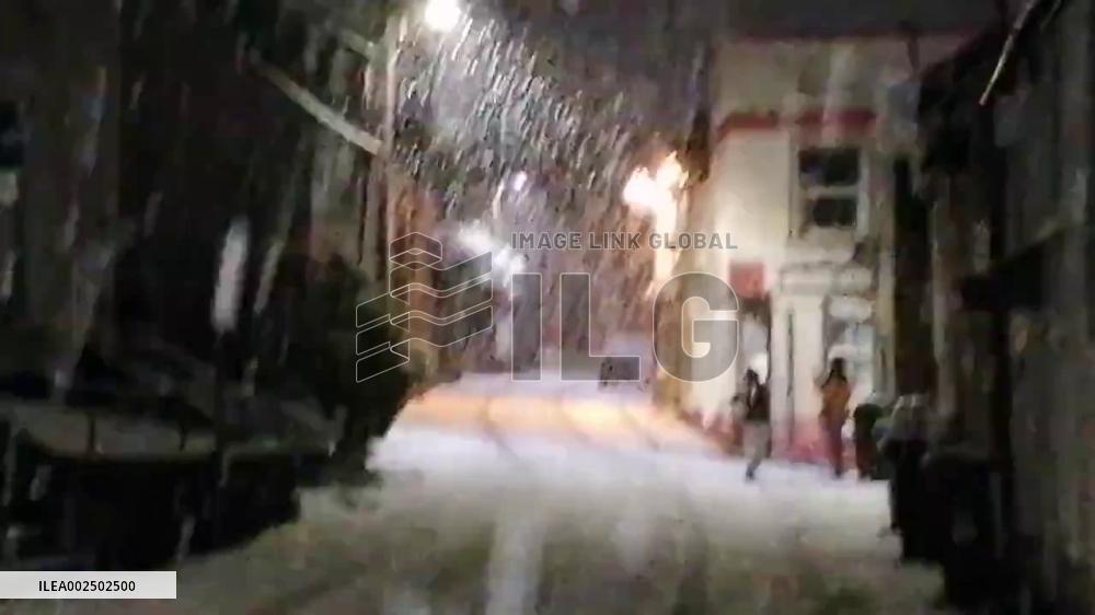 UK: Storm Nelson – Heavy Snow Hits Devon Ahead Of Easter Weekend