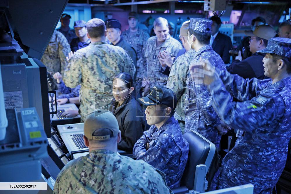 Japan's MSDF conducts Tomahawk training ahead of delivery