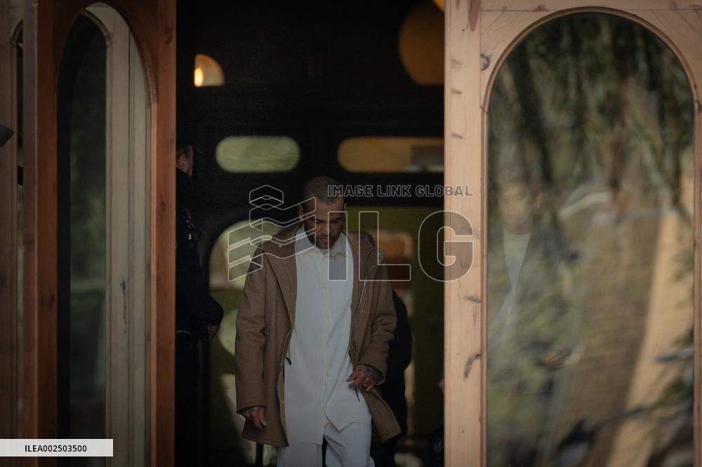 Dani Alves At The Court - Barcelona