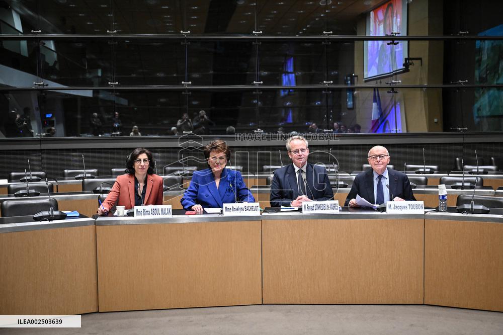 Hearing Of Former Ministers Of Culture - Paris