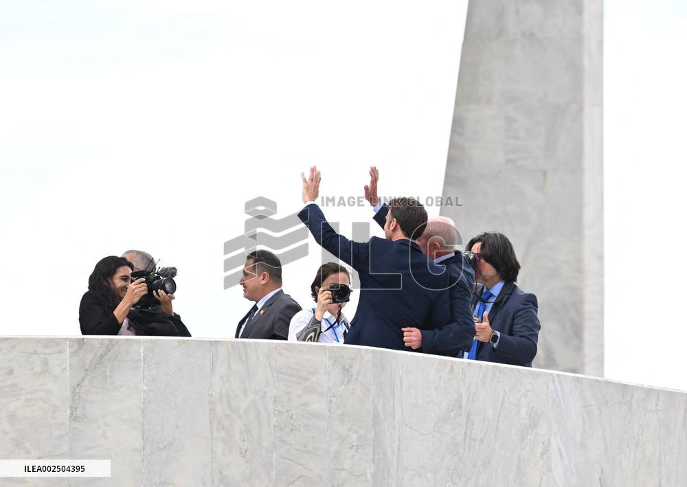 Macron And Lula At The Planalto Palace - Brasilia
