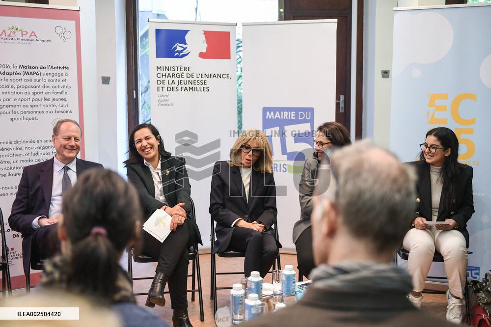 Brigitte Macron Launches "Parents, Let’s Talk Digital" - Paris