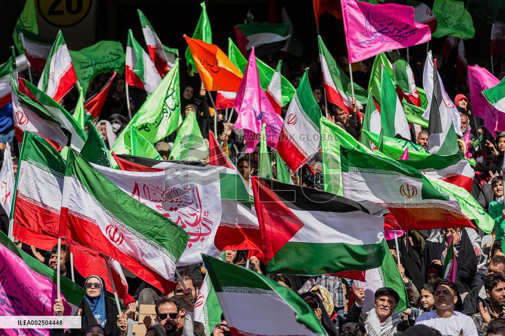 Religious Gathering In Solidarity With Palestinians - Tehran