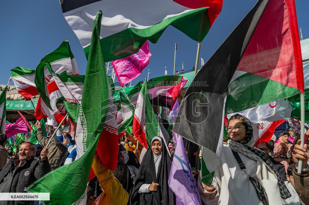 Religious Gathering In Solidarity With Palestinians - Tehran