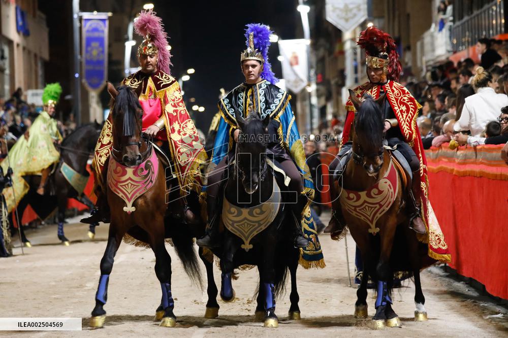 Procession Of The Christ Of Forgiveness In Lorca - Spain