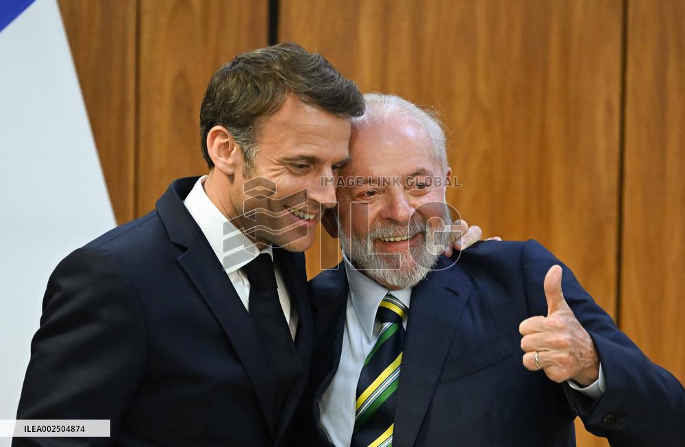 France-Brazil Bilateral Agreement Signing - Brazilia