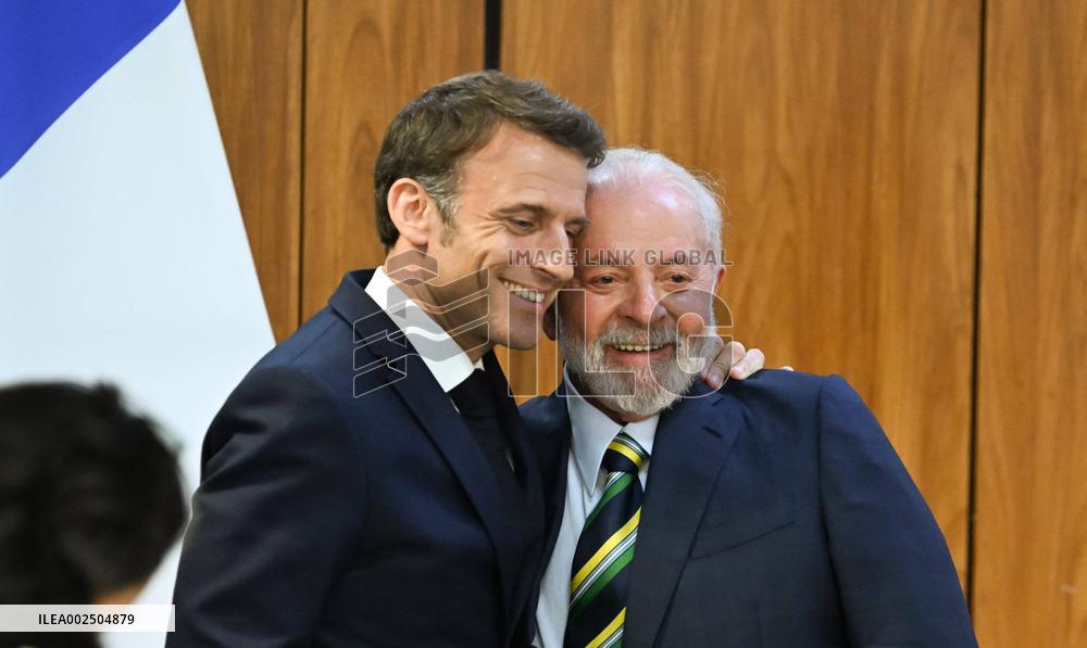 France-Brazil Bilateral Agreement Signing - Brazilia