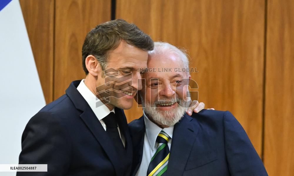 France-Brazil Bilateral Agreement Signing - Brazilia