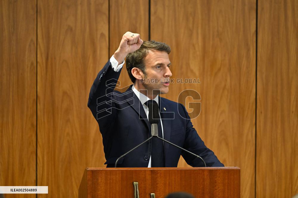 France-Brazil Bilateral Agreement Signing - Brazilia