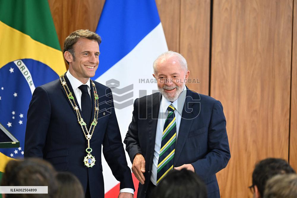 France-Brazil Bilateral Agreement Signing - Brazilia