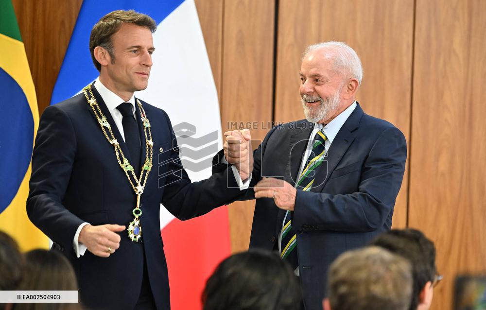 France-Brazil Bilateral Agreement Signing - Brazilia