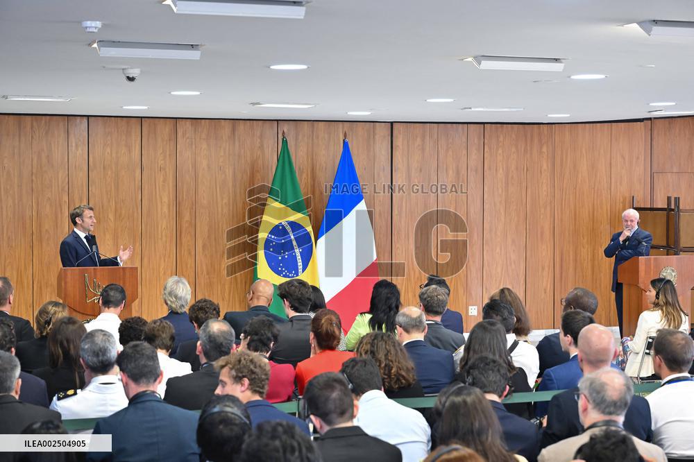 France-Brazil Bilateral Agreement Signing - Brazilia