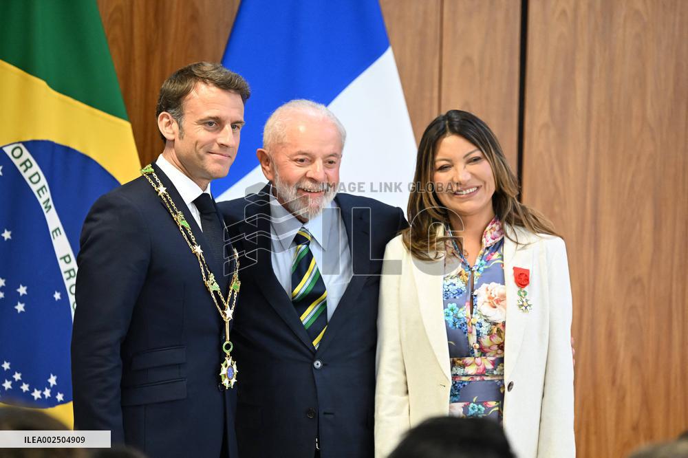 France-Brazil Bilateral Agreement Signing - Brazilia