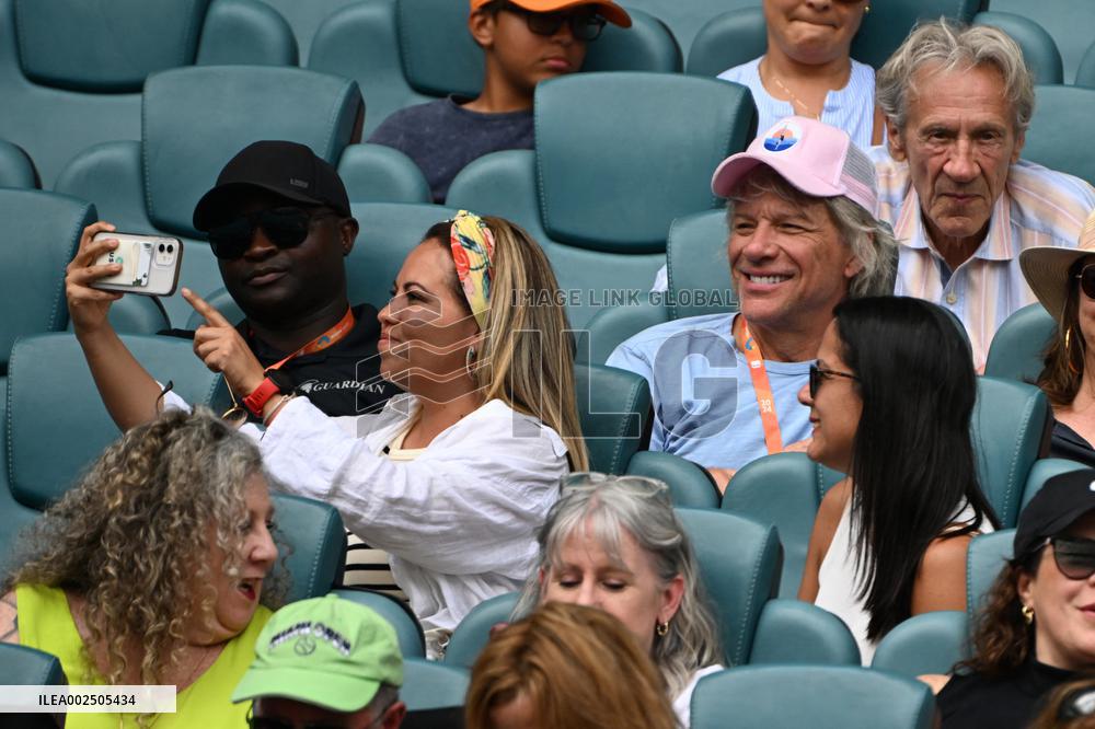 Jon Bon Jovi Attend The Miami Open