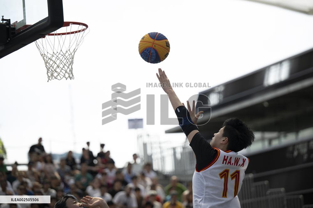(SP)SINGAPORE-BASKETBALL-FIBA 3X3 ASIA CUP-WOMEN-CHN VS TPE