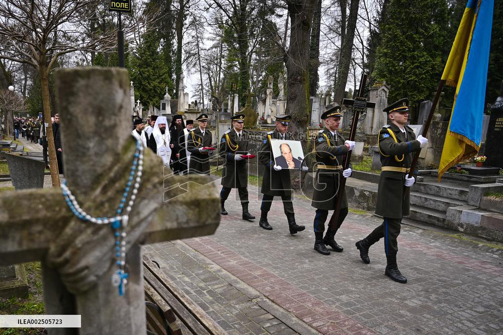 Funeral of Ihor Yukhnovskyi in Lviv