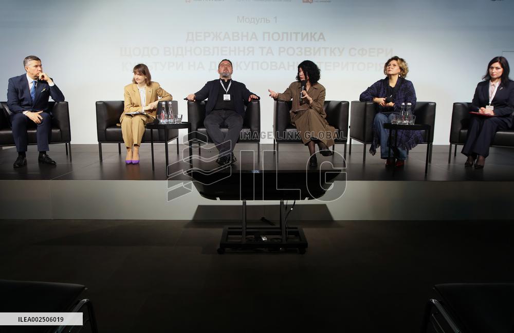 Forum on cultural reintegration of de-occupied Ukrainian territories in Kyiv