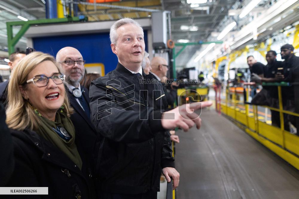Visit of Renault Sandouville car factory - Sandouville