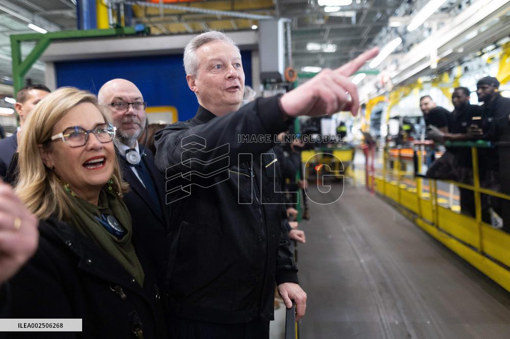 Visit of Renault Sandouville car factory - Sandouville