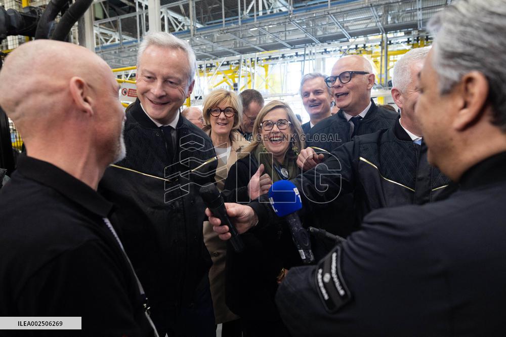 Visit of Renault Sandouville car factory - Sandouville