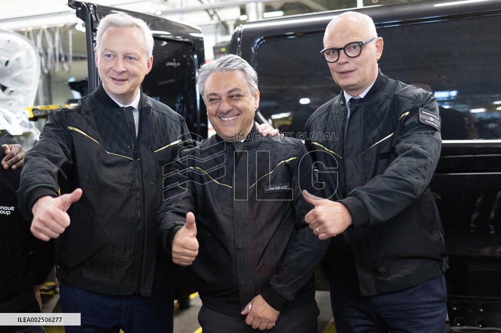 Visit of Renault Sandouville car factory - Sandouville