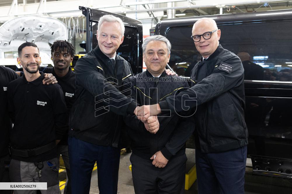 Visit of Renault Sandouville car factory - Sandouville