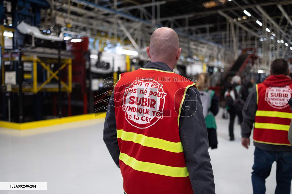 Visit of Renault Sandouville car factory - Sandouville