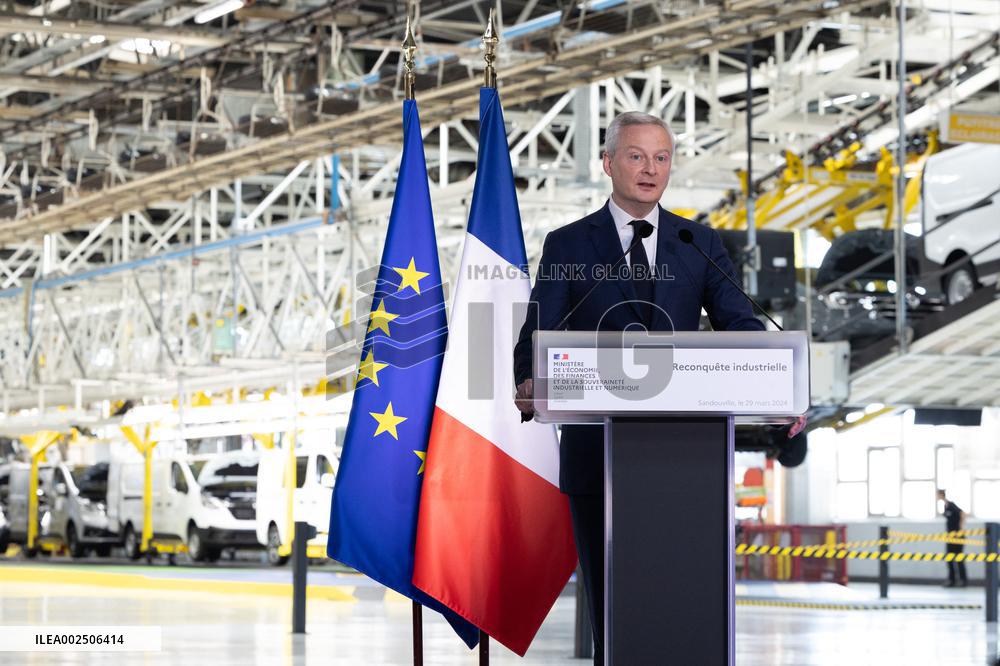 Visit of Renault Sandouville car factory - Sandouville