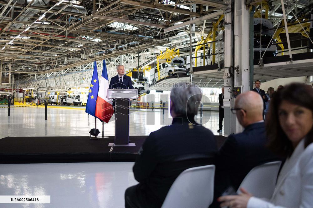 Visit of Renault Sandouville car factory - Sandouville