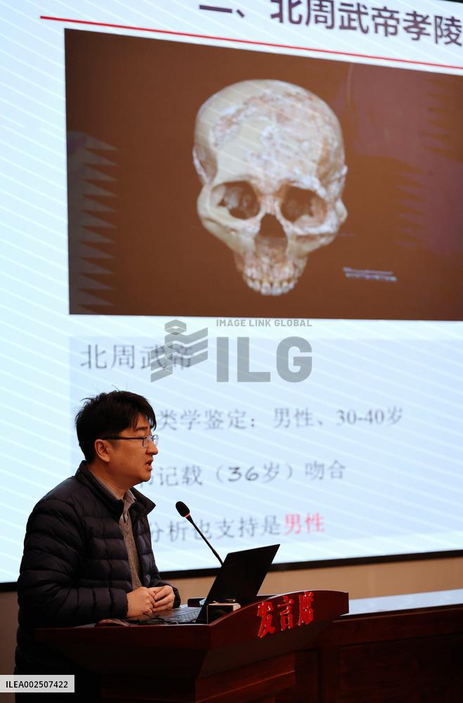 CHINA-SHAANXI-XI'AN-ANCIENT CHINESE EMPEROR-GENETIC PROFILE-COMPLETION (CN)