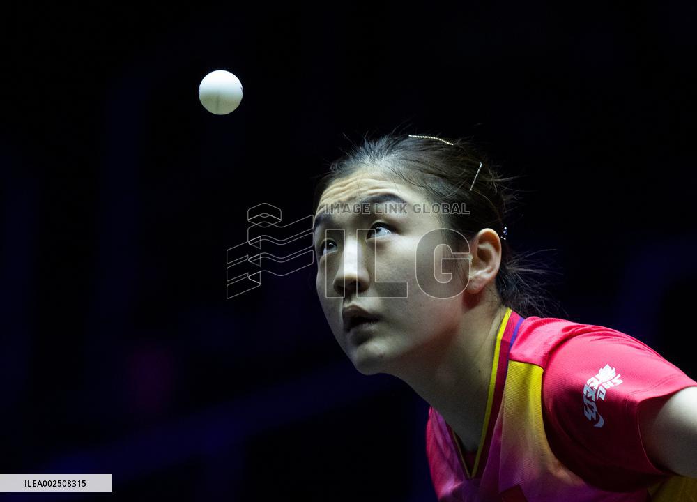 (SP)SOUTH KOREA-INCHEON-TABLE TENNIS-WTT CHAMPIONS-WOMEN'S SINGLES