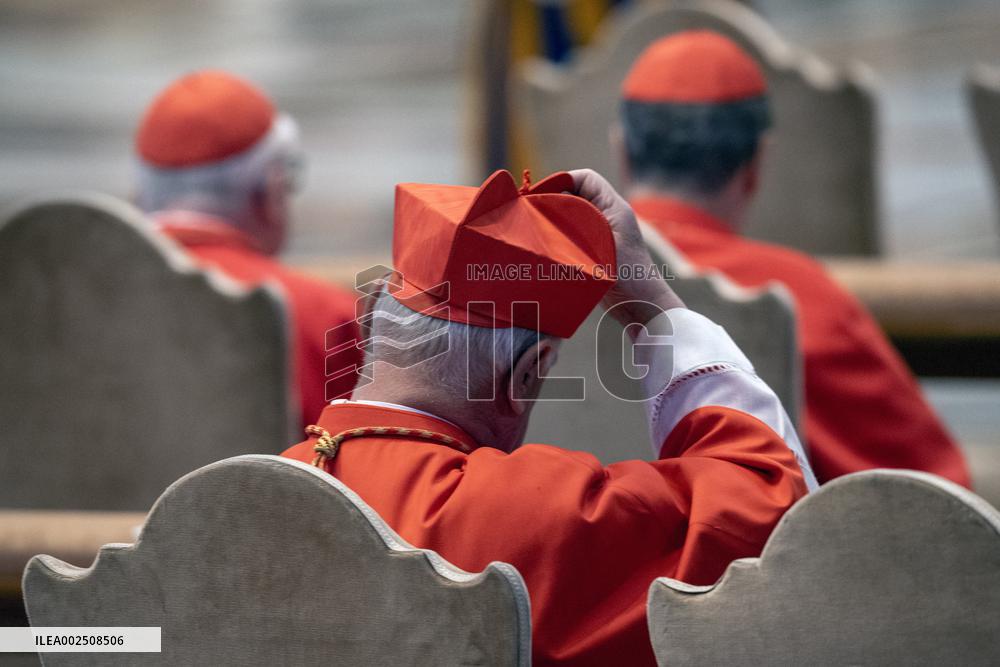 Pope Francis At The Liturgy Of The Lord's Passion on Good Friday - Vatican