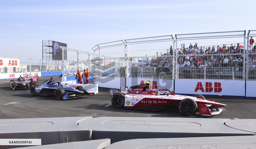 Tokyo hosts Japan's 1st Formula E electric motorsports race