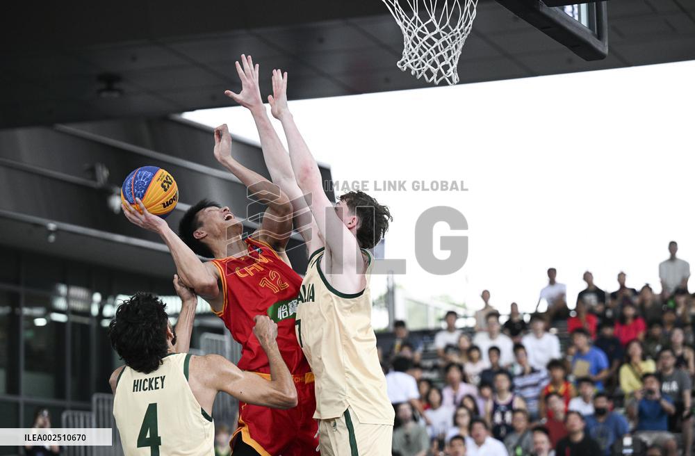 (SP)SINGAPORE-BASKETBALL-FIBA 3X3 ASIA CUP-MEN-CHN VS AUS