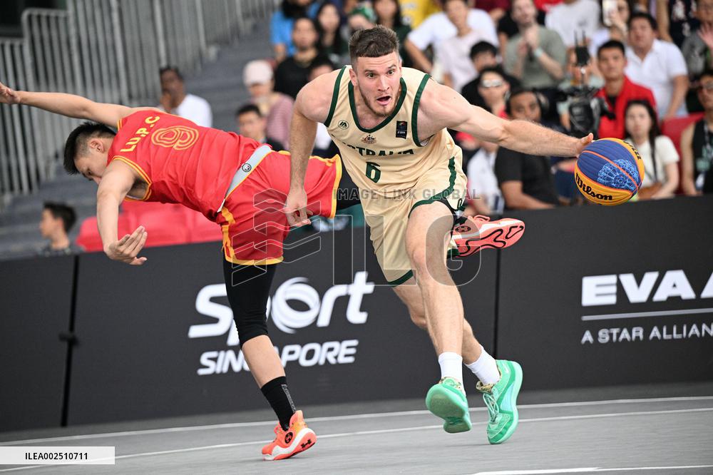 (SP)SINGAPORE-BASKETBALL-FIBA 3X3 ASIA CUP-MEN-CHN VS AUS