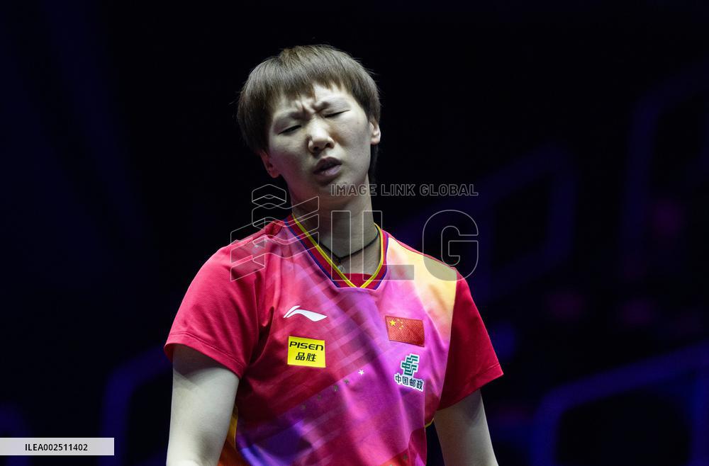 (SP)SOUTH KOREA-INCHEON-TABLE TENNIS-WTT CHAMPIONS-WOMEN'S SINGLES-FINAL