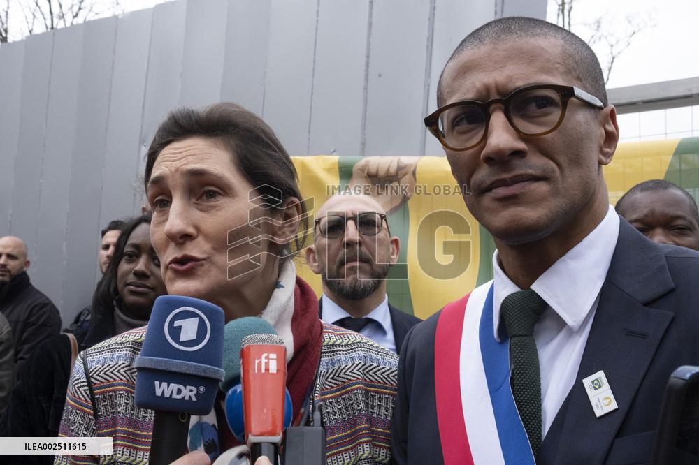 Inauguration of New Street of Athletes' Village - Saint Ouen